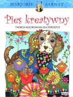 Pies kreatywny. Koloroiwanka dla dorosłych