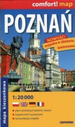 Plan miasta.  Poznań 1:20 000  Midi Laminowany kieszonkowy