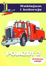 Pojazdy 2. Naklejam i koloruję