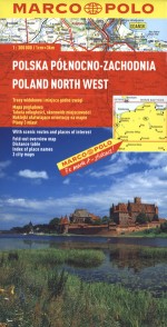 Polska Północno - Zachodnia. Mapa Marco Polo 1:300 000