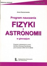 Program nauczania fizyki i astronomii. Gimnazjum