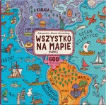 Puzzle 600 elementów. Wszystko na mapie