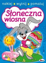 Słoneczna wiosna. Naklej, wytnij, pomaluj