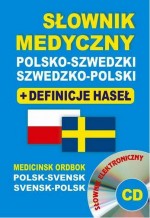 Słownik medyczny polsko-szwedzki; szwedzko-polski + definicje haseł (+ CD)