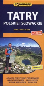 Tatry Polskie i Słowackie mapa turystyczna 1:50 000