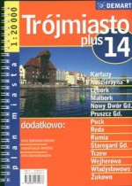 Trójmiasto plus 14. Plan miasta 1:20 000