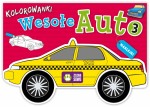 Wesołe auto 3. Kolorowanki z naklejkami