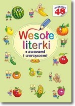 Wesołe literki z owocami i warzywami