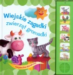 Wiejskie zagadki zwierząt gromadki. Książeczka dźwiękowa