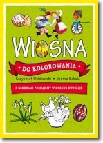 Wiosna mapy do kolorowania