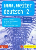 www.weiter deutsch 2. Gimnazjum. Język niemiecki. Zeszyt ćwiczeń. Kurs kontynuacyjny (+CD)Zeszyt ćwi