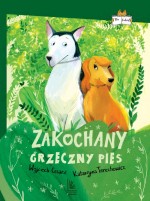 Zakochany grzeczny pies