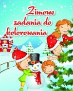 Zimowe zadania do kolorowania