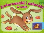 Zwierzaczki i szlaczki w lesie. Malowanka z literkami