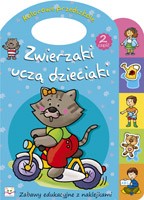 Zwierzaki uczą dzieciaki - część 2. Zabawa edukacjyna z naklejkami