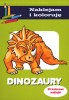 Dinozaury. Naklejam i koloruję